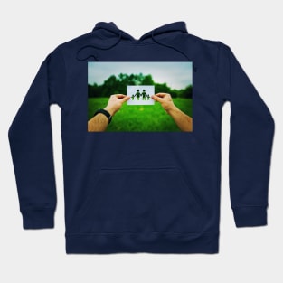 holding family symbol Hoodie